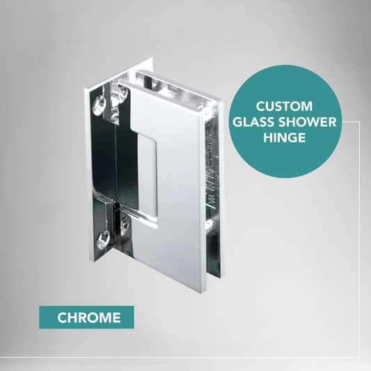 Geneva Glass to Wall Shower Hinges