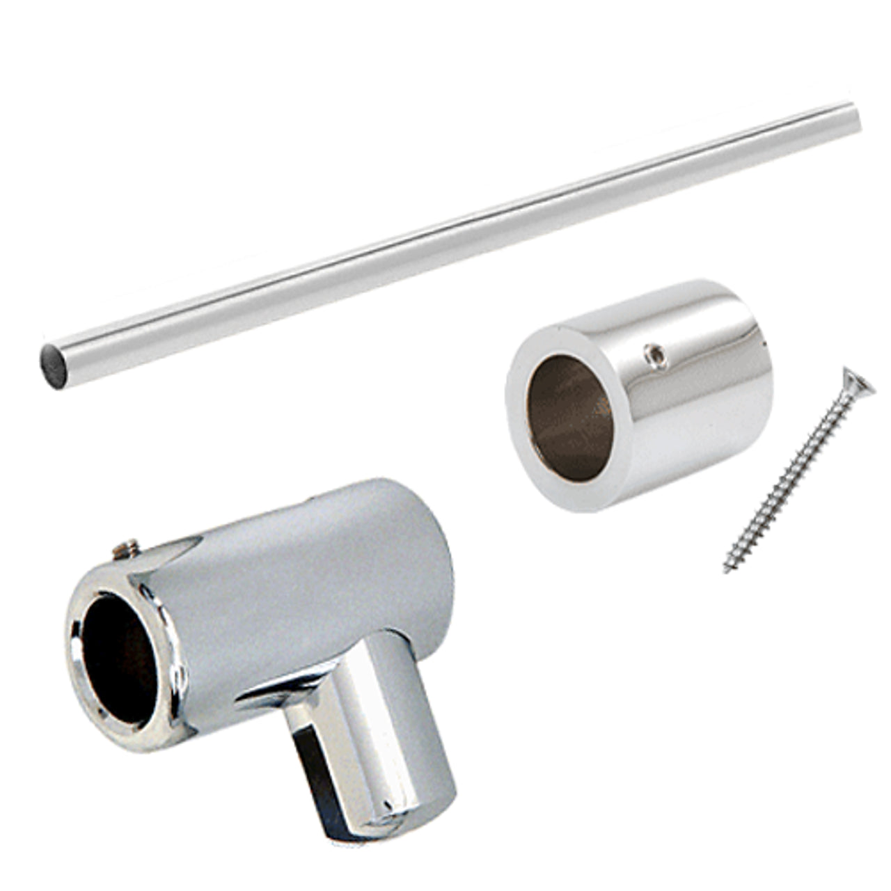Shower Support Bar - Glass to Wall